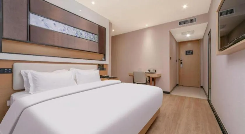 Bed in Lavande Hotel Wuhan Huanghelou Branch