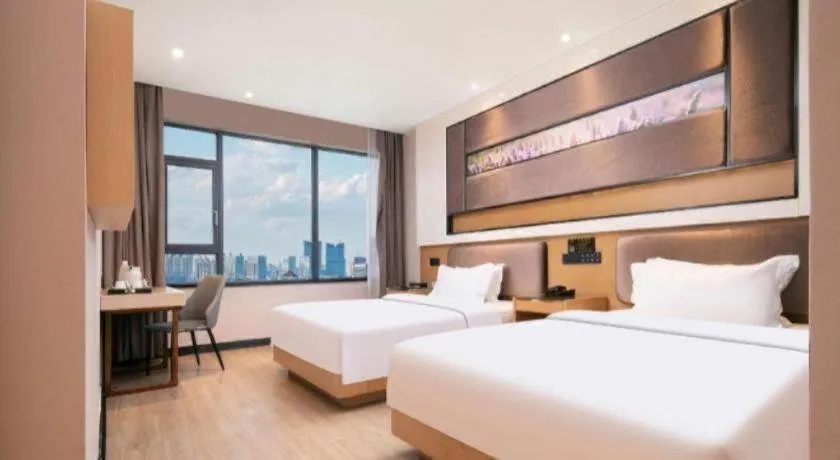 Bed in Lavande Hotel Wuhan Huanghelou Branch