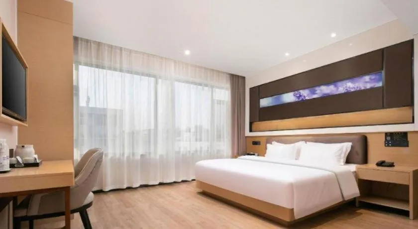 Bed in Lavande Hotel Wuhan Huanghelou Branch