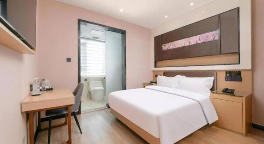 Bed in Lavande Hotel Wuhan Huanghelou Branch