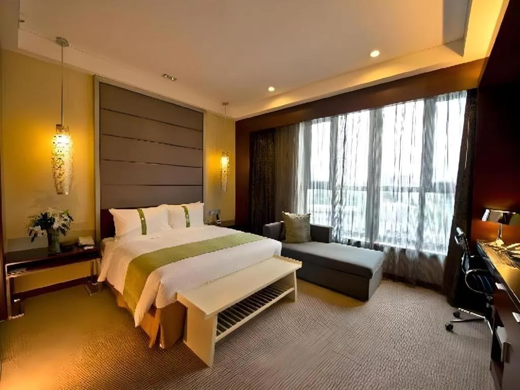 Bed in GreenTree Inn Jiangxi Nanchang XianGYAng Road Lianxi Road Business Hotel