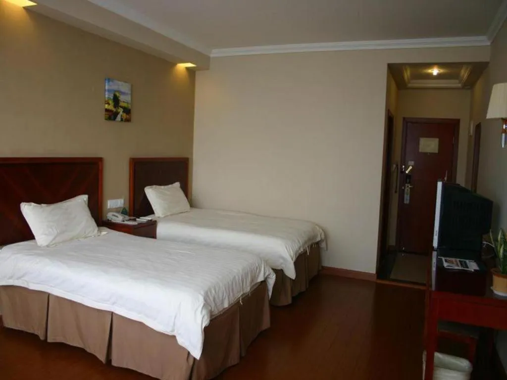 Bed in GreenTree Inn Jiangxi Nanchang XianGYAng Road Lianxi Road Business Hotel