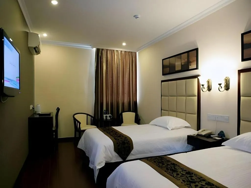 Bed in GreenTree Inn Jiangxi Nanchang XianGYAng Road Lianxi Road Business Hotel