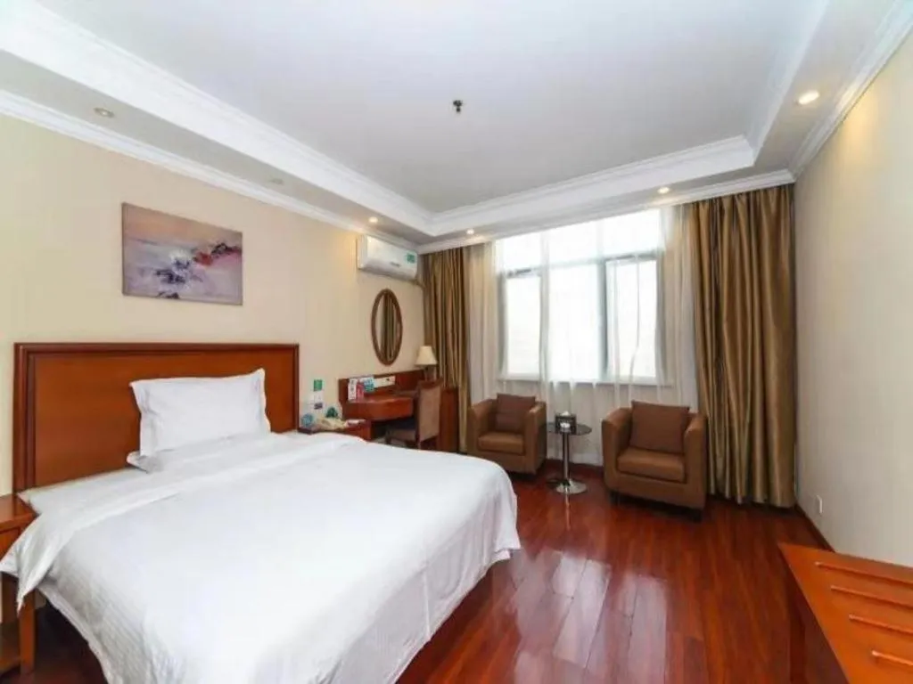Bed in GreenTree Inn Jiangxi Nanchang XianGYAng Road Lianxi Road Business Hotel