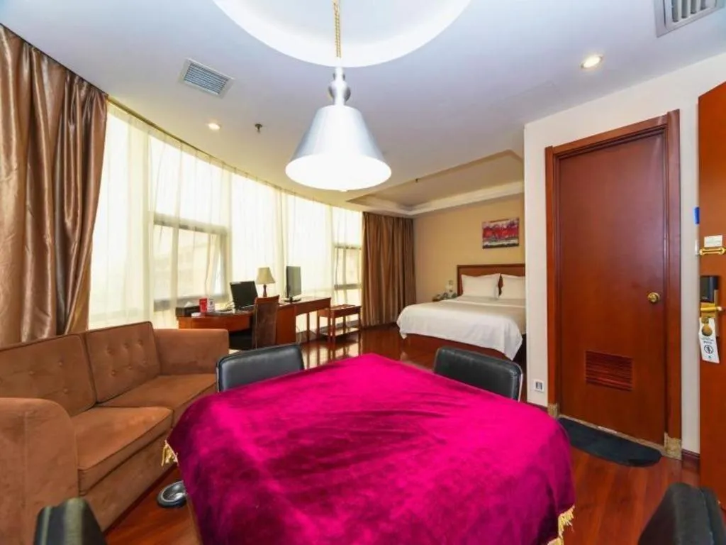 Bed in GreenTree Inn Jiangxi Nanchang XianGYAng Road Lianxi Road Business Hotel