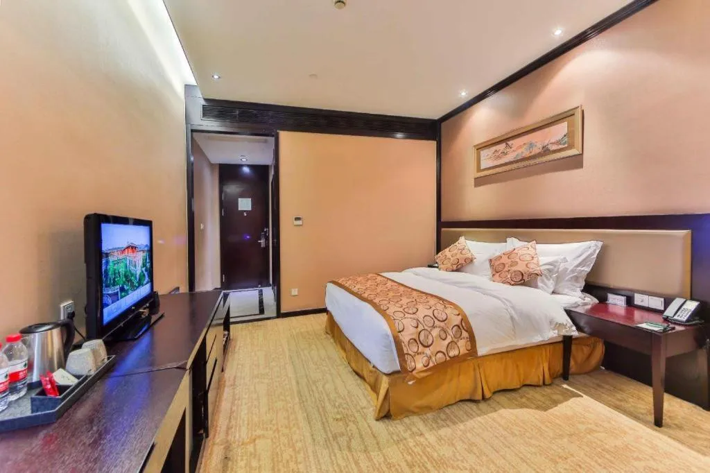 Bed in Hangzhou Xixi Nade Runzeyuan Hotel