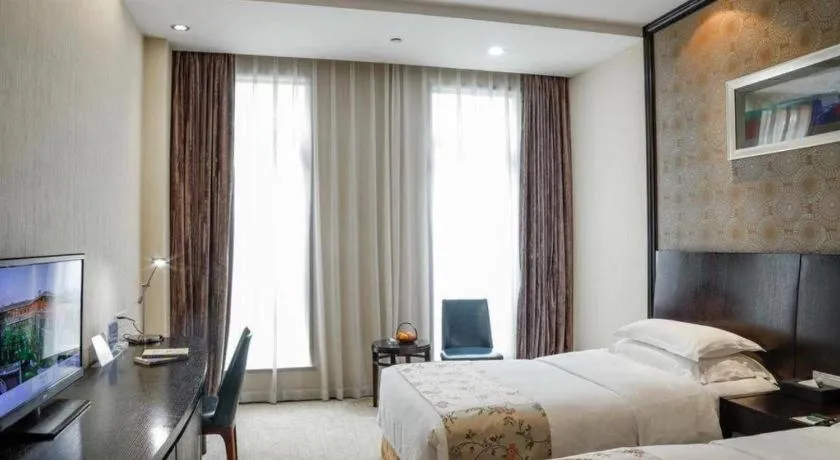 Bed in Hangzhou Xixi Nade Runzeyuan Hotel