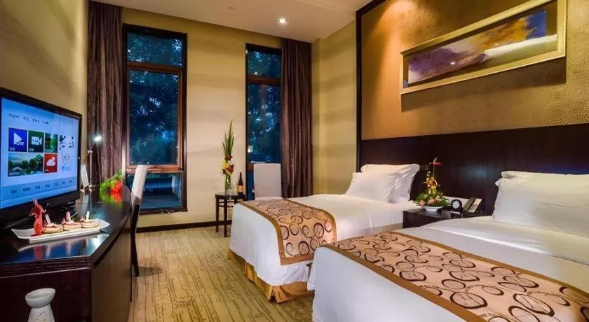Bed in Hangzhou Xixi Nade Runzeyuan Hotel