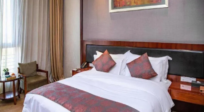 Bed in Hangzhou Xixi Nade Runzeyuan Hotel