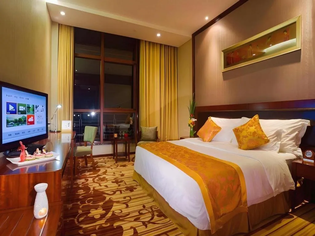 Bed in Hangzhou Xixi Nade Runzeyuan Hotel
