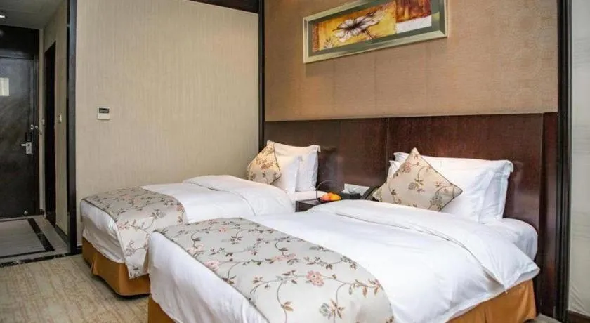 Bed in Hangzhou Xixi Nade Runzeyuan Hotel