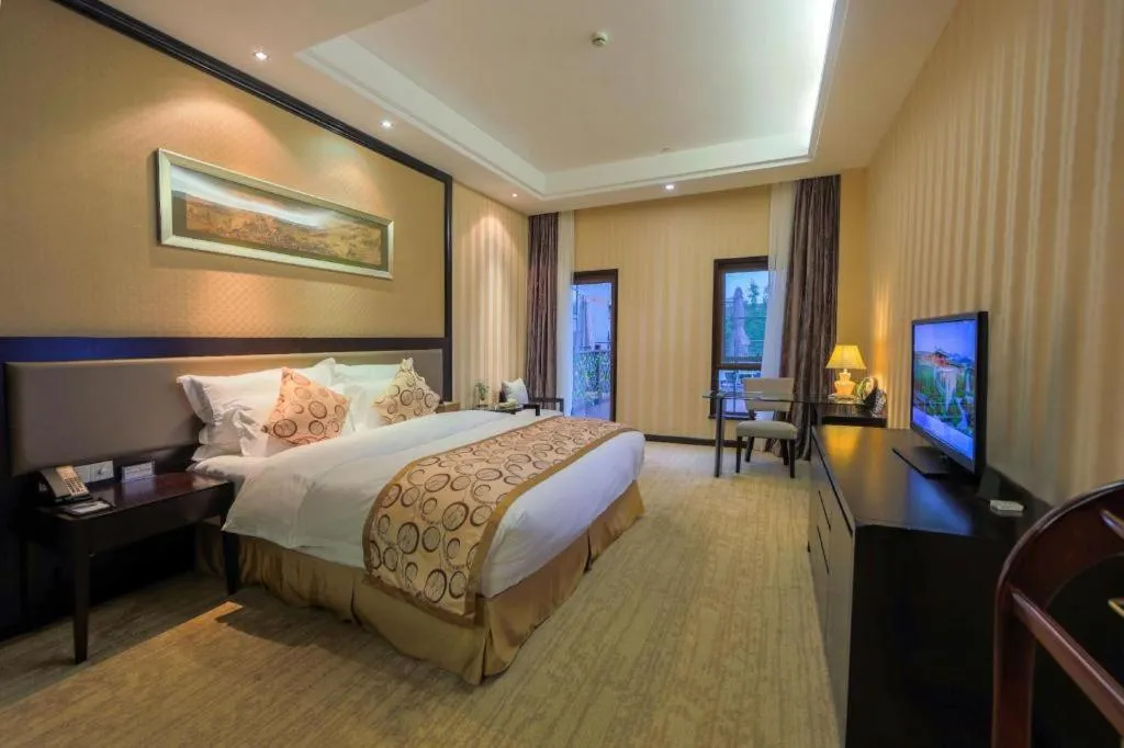 Bed in Hangzhou Xixi Nade Runzeyuan Hotel