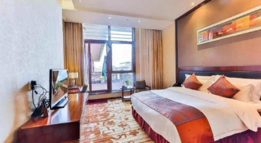 Bed in Hangzhou Xixi Nade Runzeyuan Hotel