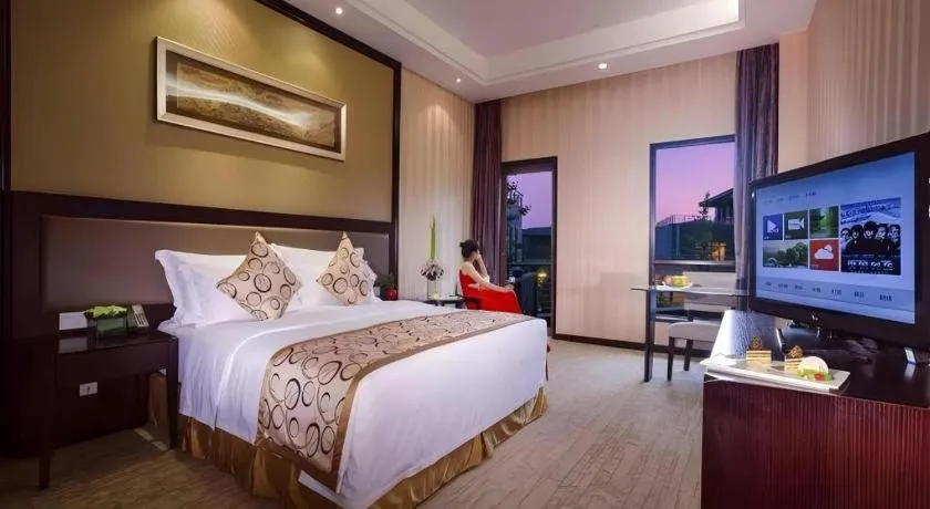 Bed in Hangzhou Xixi Nade Runzeyuan Hotel