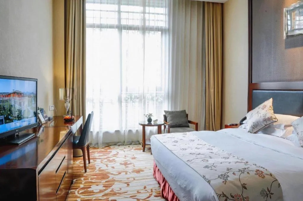 Bed in Hangzhou Xixi Nade Runzeyuan Hotel