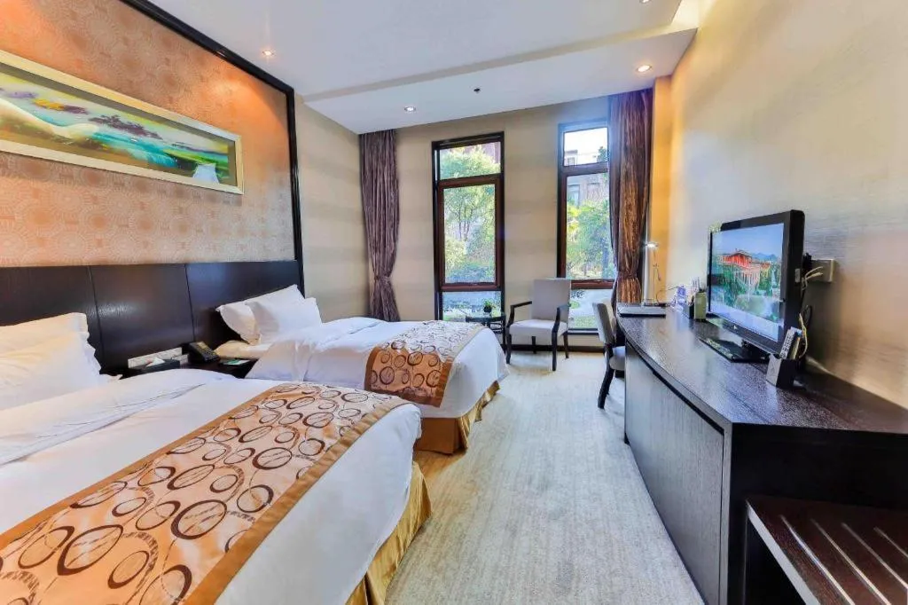 Bed in Hangzhou Xixi Nade Runzeyuan Hotel