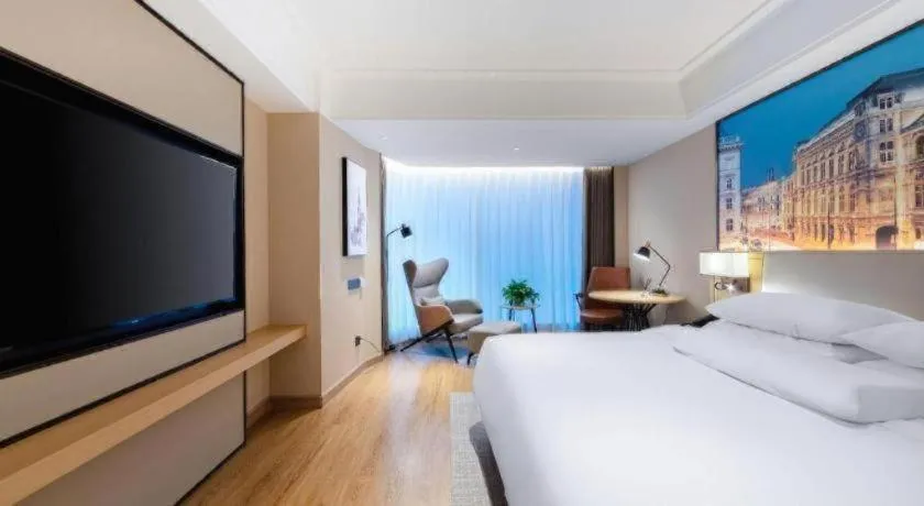 Bed in Vienna Hotel Tianjin Guizhou Road Branch