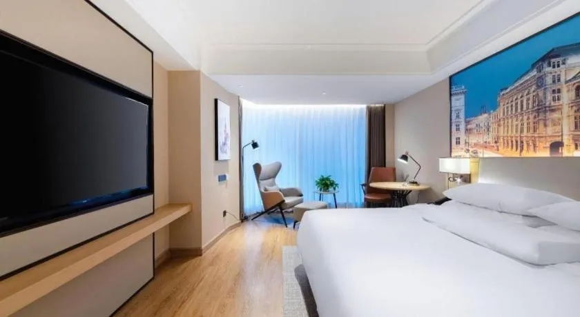 Bed in Vienna Hotel Tianjin Guizhou Road Branch