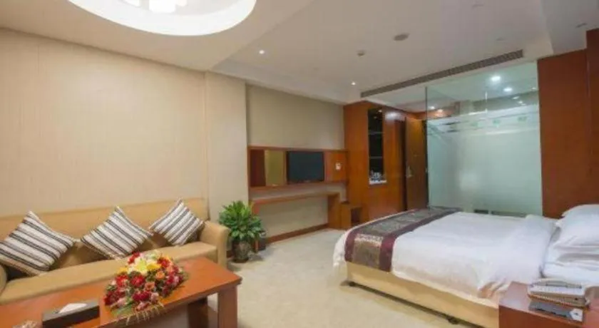 Bed in Sunparkview Hotel Shanghai