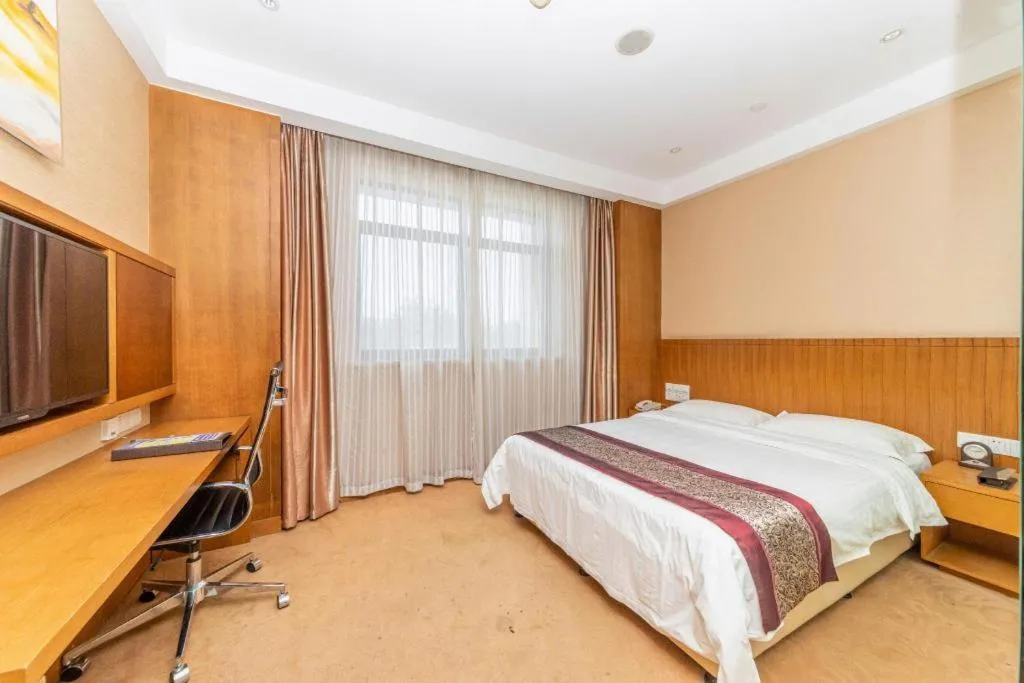 Bed in Sunparkview Hotel Shanghai