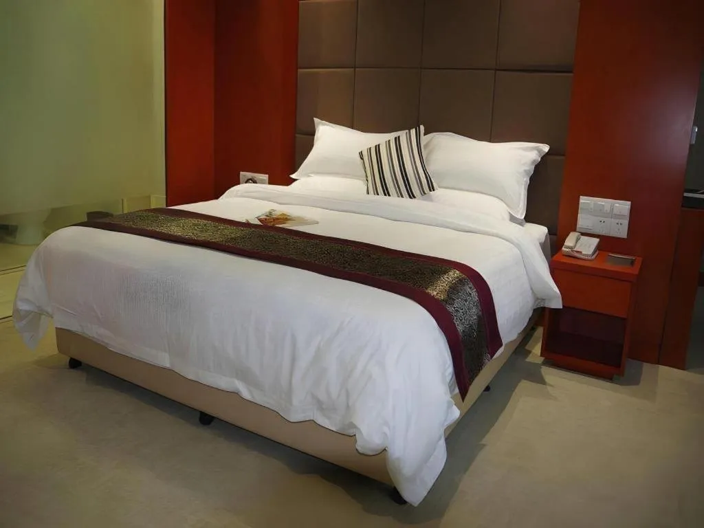 Bed in Sunparkview Hotel Shanghai