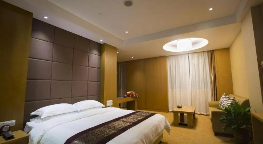 Bed in Sunparkview Hotel Shanghai