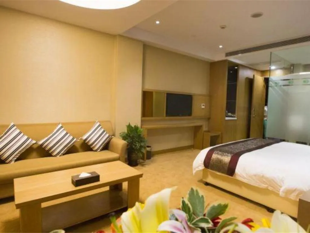 Bed in Sunparkview Hotel Shanghai