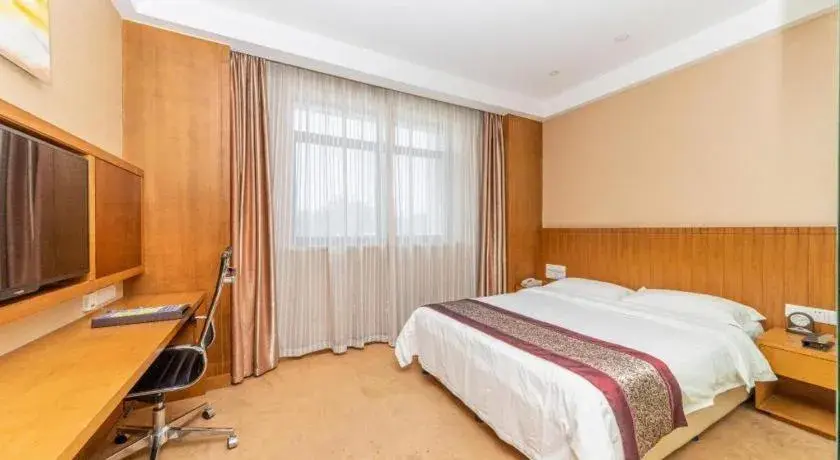 Bed in Sunparkview Hotel Shanghai Bed in Sunparkview Hotel Shanghai