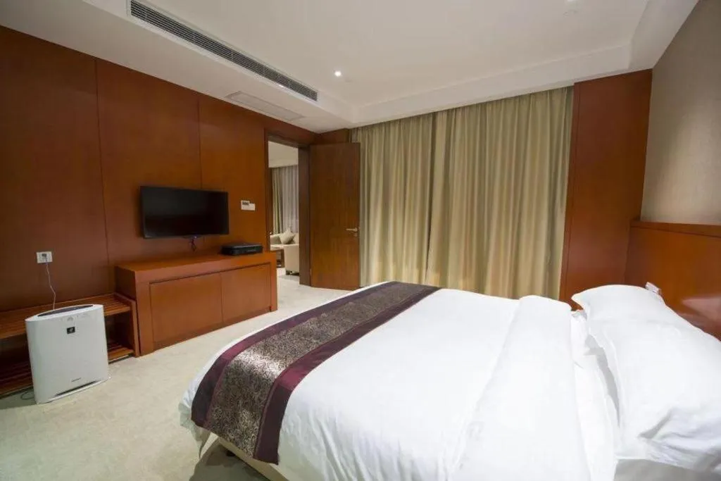 Bed in Sunparkview Hotel Shanghai