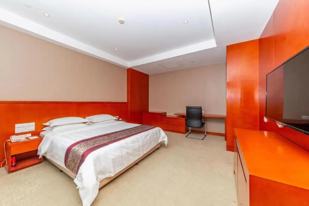 Bed in Sunparkview Hotel Shanghai