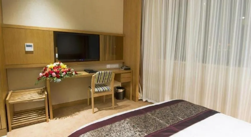 Bed in Sunparkview Hotel Shanghai