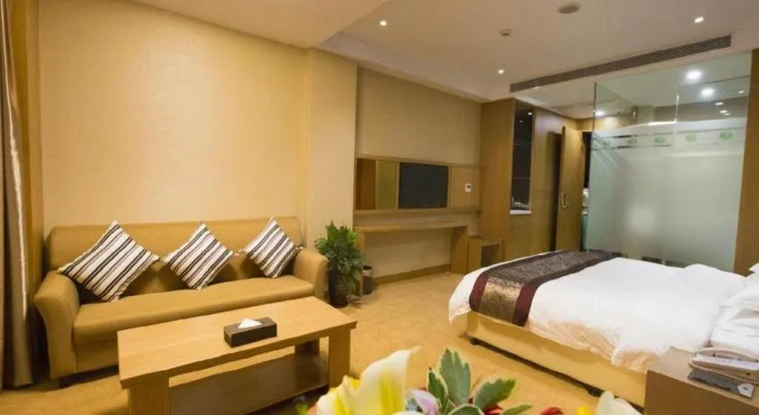 Bed in Sunparkview Hotel Shanghai