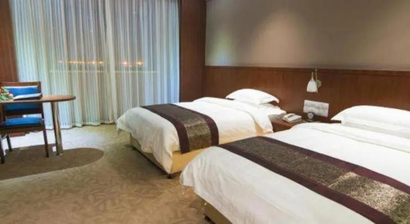 Bed in Sunparkview Hotel Shanghai