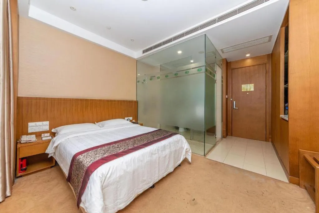 Bed in Sunparkview Hotel Shanghai