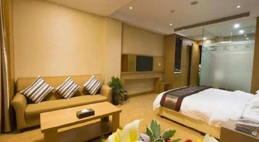 Bed in Sunparkview Hotel Shanghai Bed in Sunparkview Hotel Shanghai