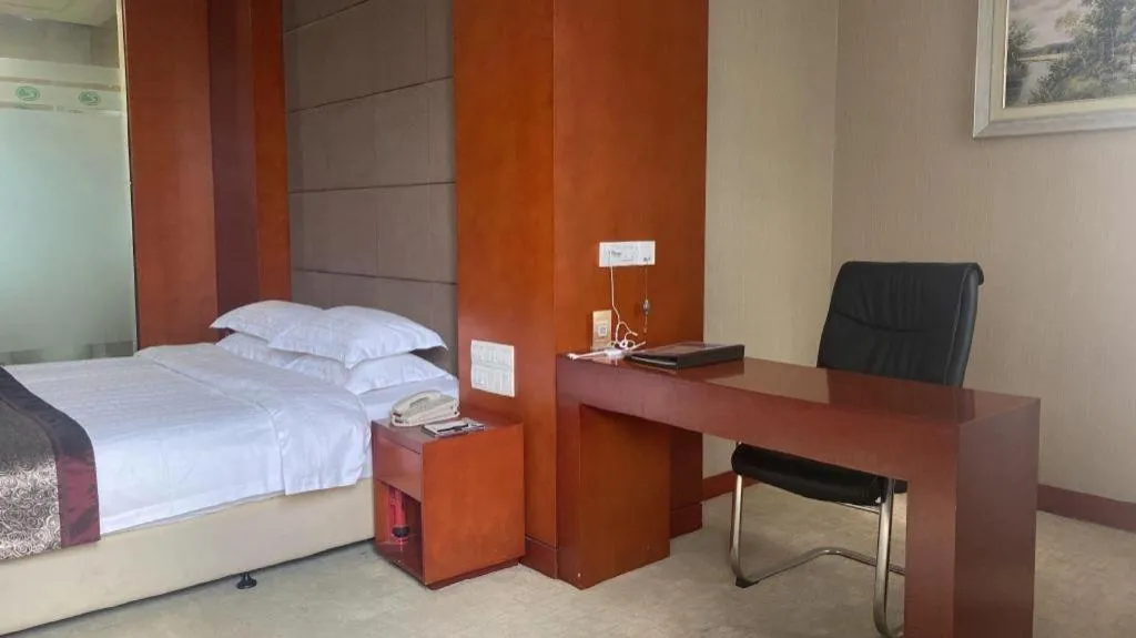 Bed in Sunparkview Hotel Shanghai