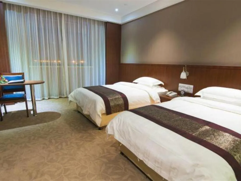 Bed in Sunparkview Hotel Shanghai