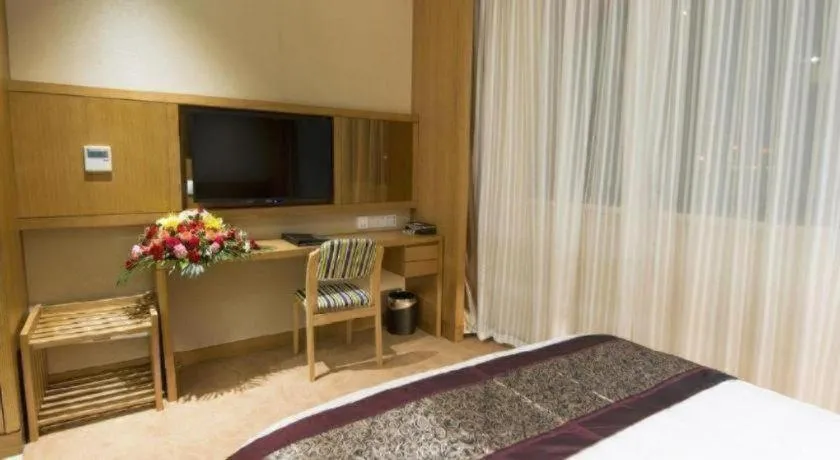 Bed in Sunparkview Hotel Shanghai