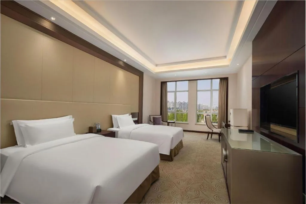 Bed in Linyi Blue Horizon International Hotel Yi He