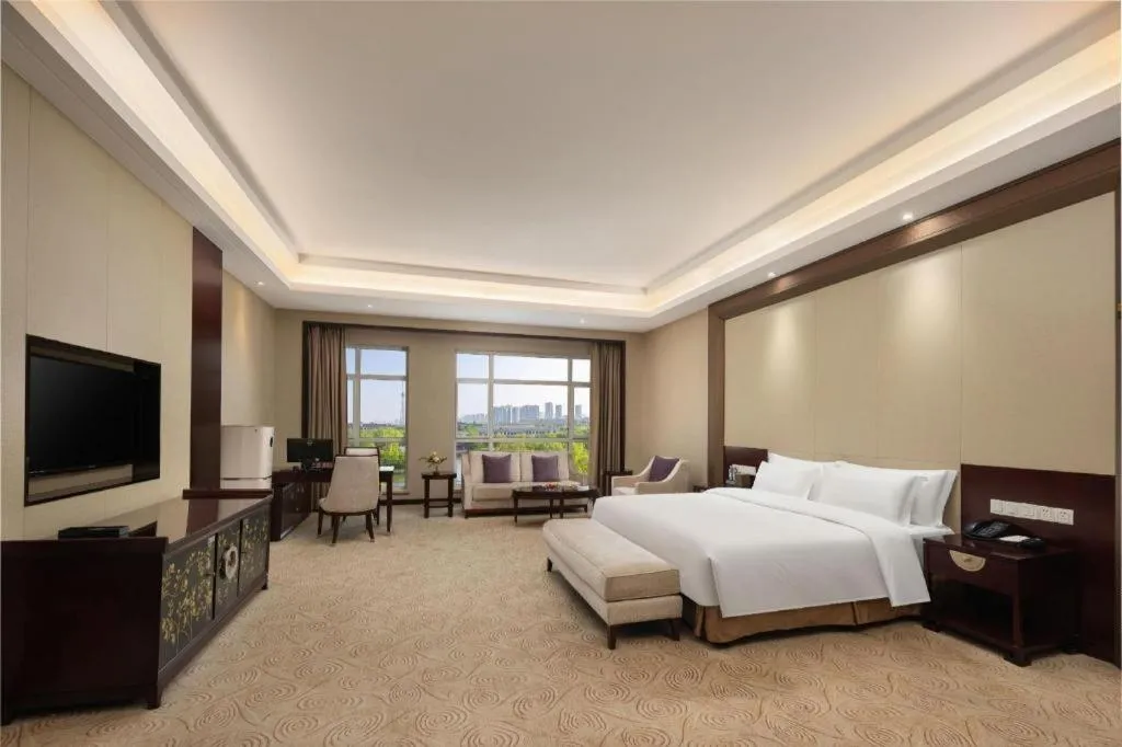 Bed in Linyi Blue Horizon International Hotel Yi He