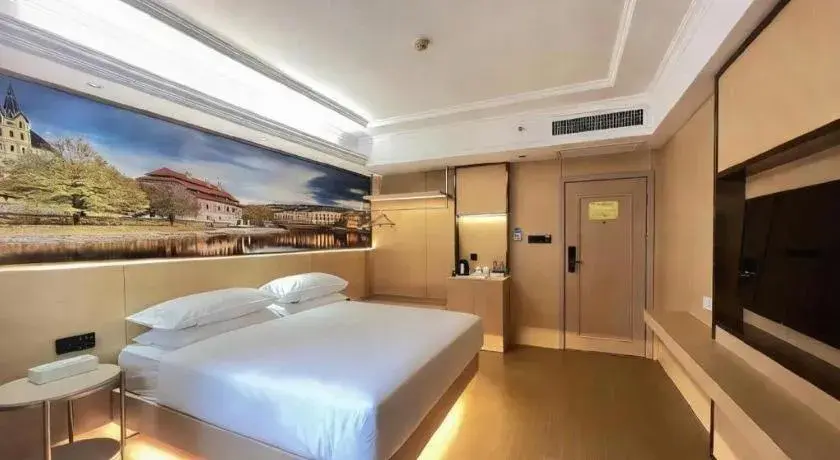 Bed in Vienna Hotel Guangxi Yangshuo Impression Bed in Vienna Hotel Guangxi Yangshuo Impression