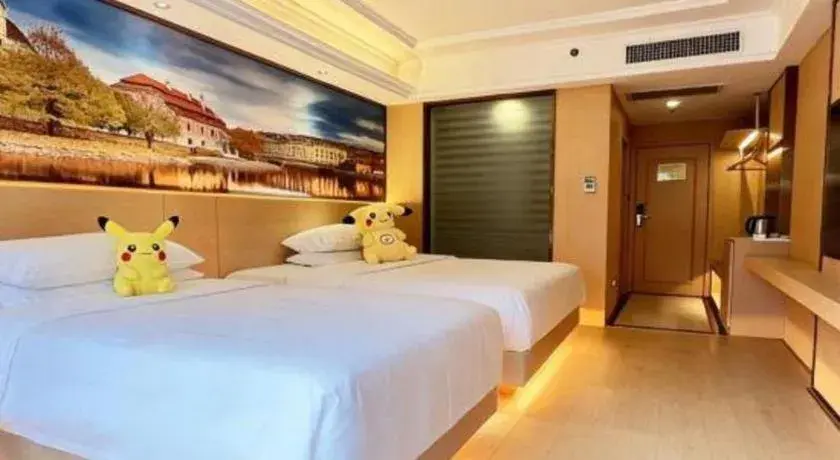 Bed in Vienna Hotel Guangxi Yangshuo Impression Bed in Vienna Hotel Guangxi Yangshuo Impression