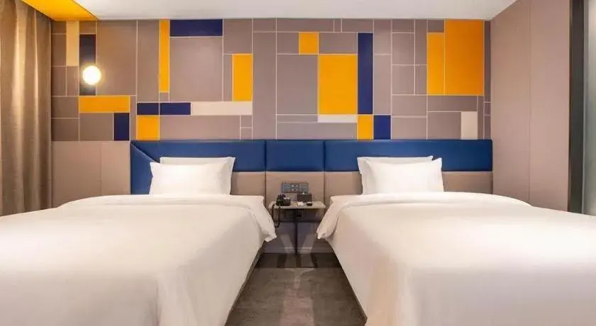 Bed in 7 Days Inn Wuhan Dingziqiao Zhongnan Road Metro Station Bed in 7 Days Inn Wuhan Dingziqiao Zhongnan Road Metro Station