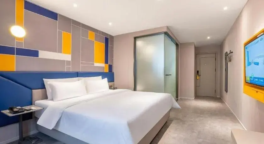 Bed in 7 Days Inn Wuhan Dingziqiao Zhongnan Road Metro Station Bed in 7 Days Inn Wuhan Dingziqiao Zhongnan Road Metro Station
