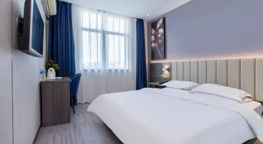 Bed in 7 Days Inn Luoyang Railway Station Wangcheng Avenue Bed in 7 Days Inn Luoyang Railway Station Wangcheng Avenue