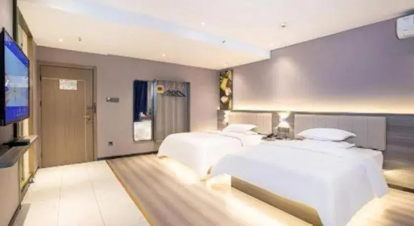 Bed in 7 Days Inn Luoyang Railway Station Wangcheng Avenue Bed in 7 Days Inn Luoyang Railway Station Wangcheng Avenue