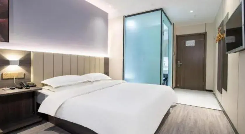 Bed in 7 Days Inn Luoyang Railway Station Wangcheng Avenue Bed in 7 Days Inn Luoyang Railway Station Wangcheng Avenue