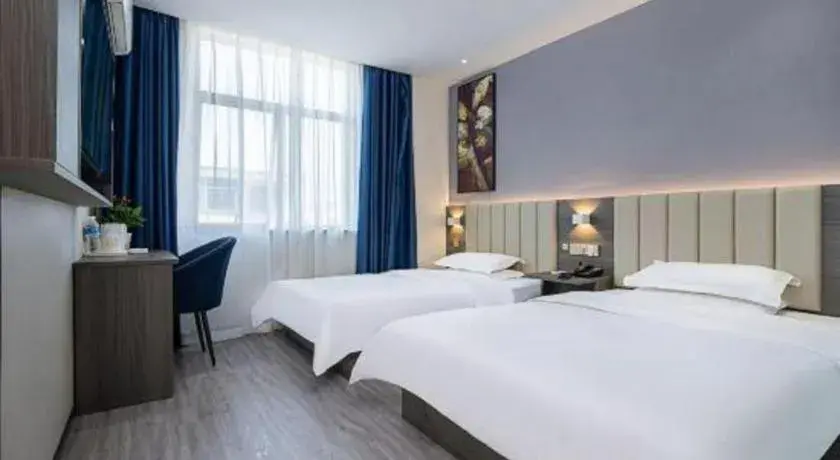 Bed in 7 Days Inn Luoyang Railway Station Wangcheng Avenue Bed in 7 Days Inn Luoyang Railway Station Wangcheng Avenue