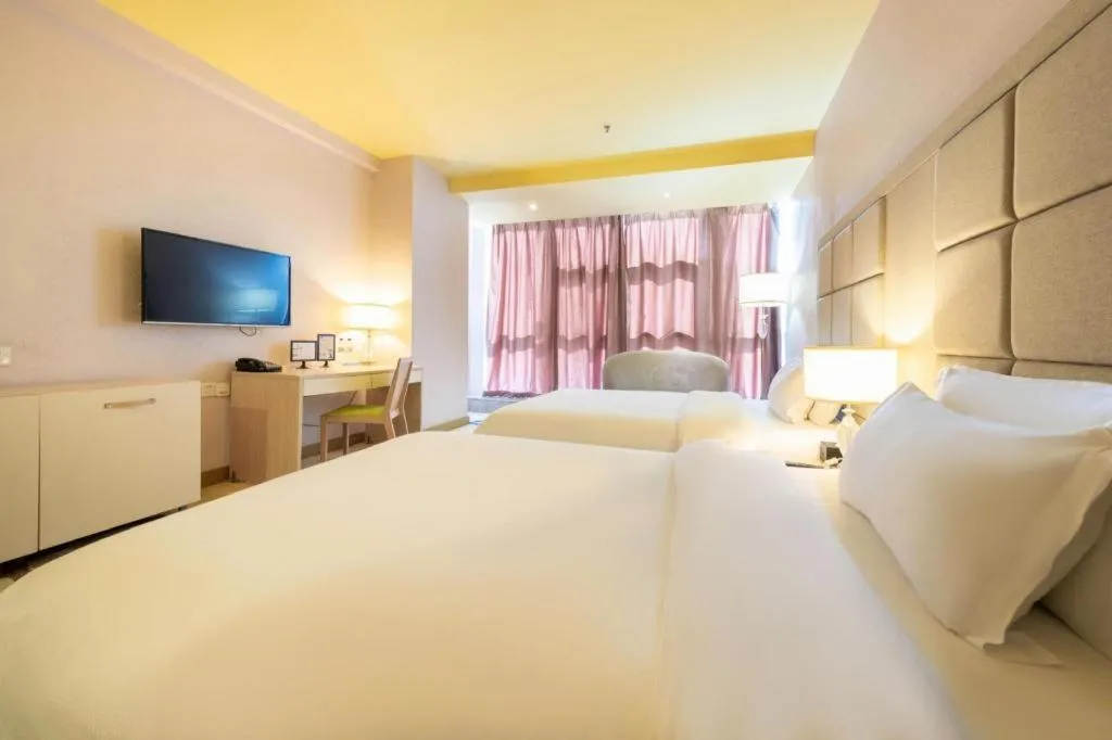 Bed in Boke Boutique Hotel Shenzhen Longgang