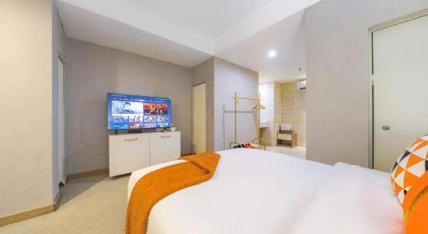 Bed in Boke Boutique Hotel Shenzhen Longgang
